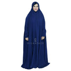 PRAYER SHAWL | NAVY BLUE ARABIC LAWN