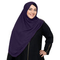 INSTANT HIJAB | PURPLE KOREAN CHIFFON