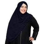 INSTANT HIJAB | NAVY BLUE CHIFFON