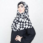 HCS | MONOCHROME WAVES - TURKISH GEORGETTE