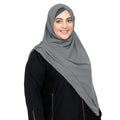 INSTANT HIJAB | WARM GREY - CHIFFON