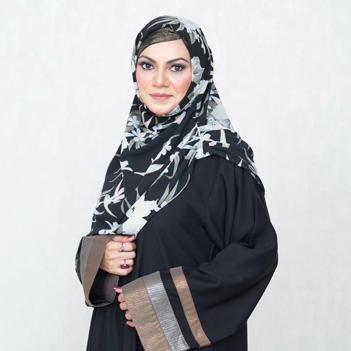 INSTANT HIJAB | DARK OASIS - TURKISH GEORGETTE