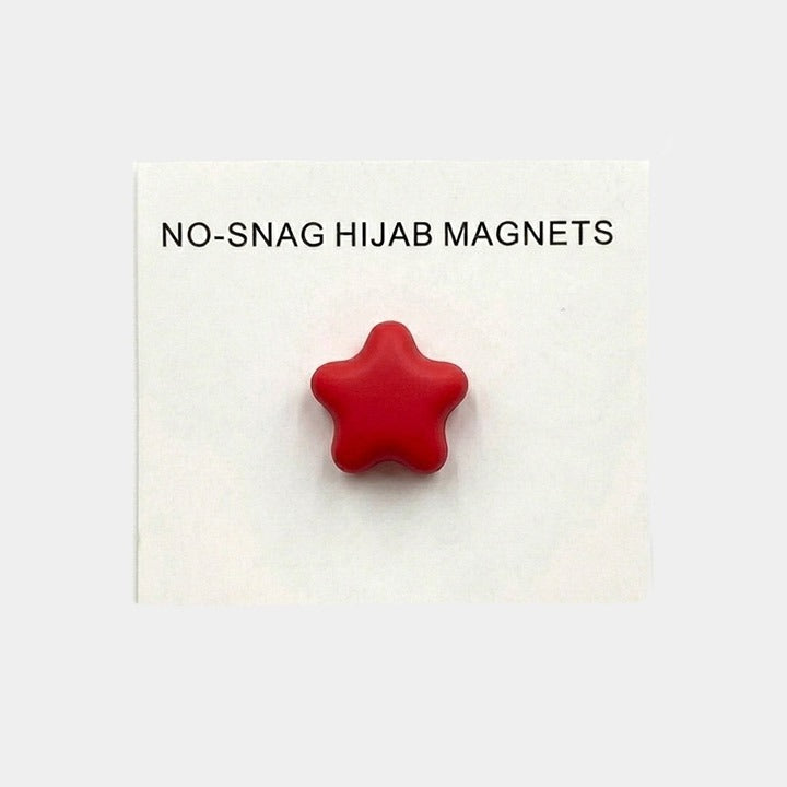 HIJAB MAGNETS | STAR - RED