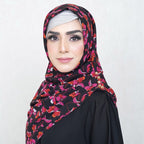 INSTANT HIJAB | CORAL GARDEN - TURKISH GEORGETTE