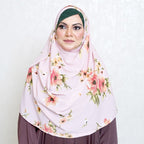 HCS | ROSE PINK VINTAGE FLORAL - TURKISH GEORGETTE