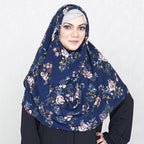 HCS | BLUE BOUQET - TURKISH GEORGETTE