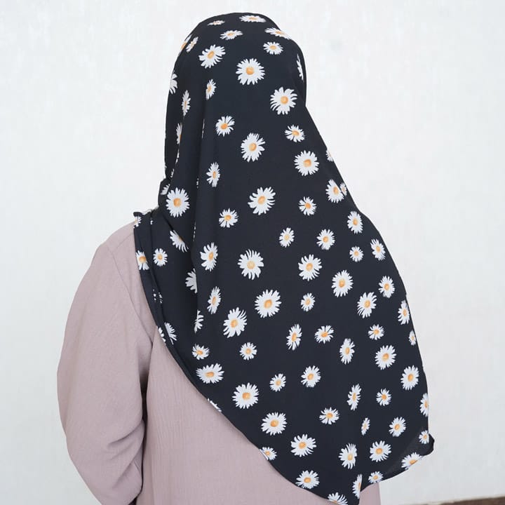 INSTANT HIJAB | DAISY NOIR - TURKISH GEORGETTE
