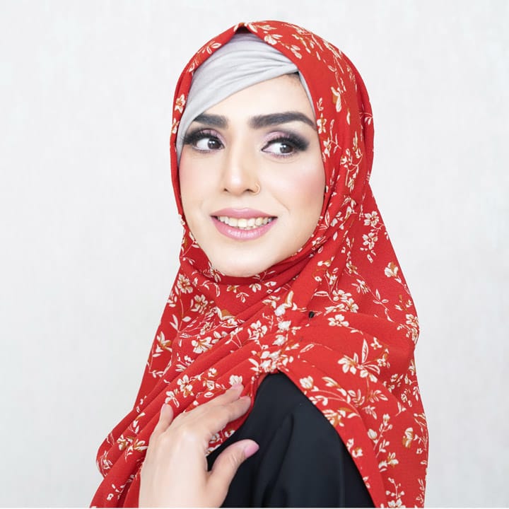 INSTANT HIJAB | CHERRY BLOSSOM - TURKISH GEORGETTE