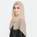 PEARL K-CHIFFON HIJAB | NUDE
