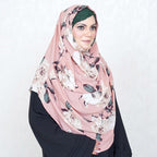 COWLNECK PINLESS | VINTAGE PETALS - TURKISH GEORGETTE