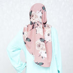 INSTANT HIJAB | VINTAGE PETALS - TURKISH GEORGETTE