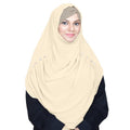 COWLNECK PINLESS | VANILLA - KOREAN CHIFFON