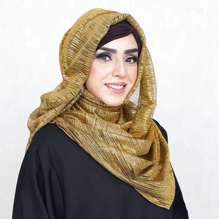 HIJAB | BRONZE GOLD - LUREX FABRIC 