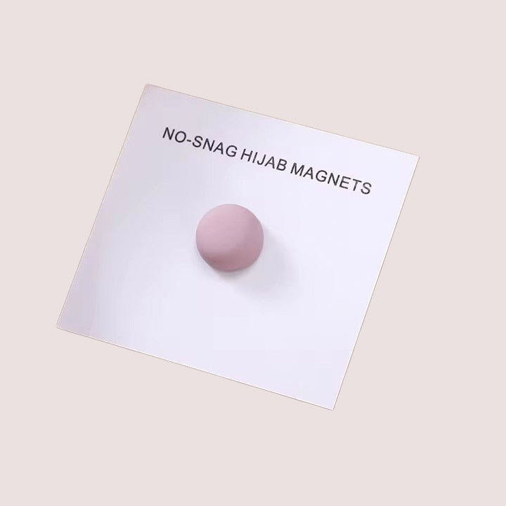 HIJAB MAGNETS | CIRCLE - LIGHT PINK