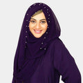 PEARL K-CHIFFON HIJAB | PURPLE