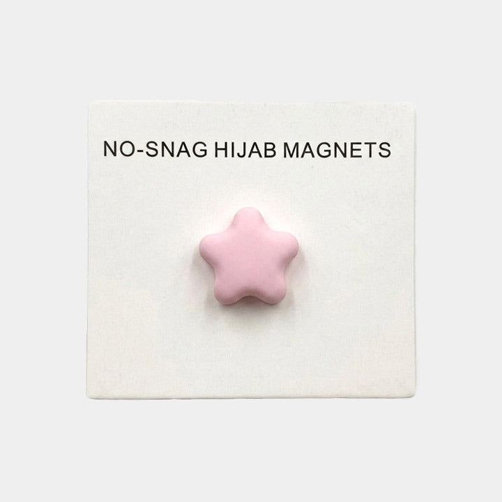 HIJAB MAGNETS | STAR - LIGHT PINK