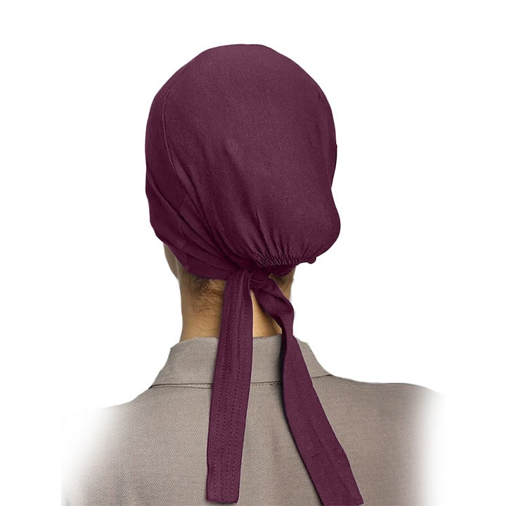 TIE BACK BONNET | MAROON
