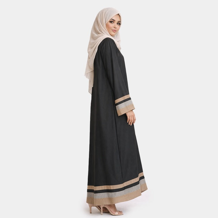 FC ABAYA | BRONZE & METALLIC PATCH