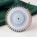 TEARDROP PIN WHEEL | SILVER-ROSE-GOLD-METALLIC