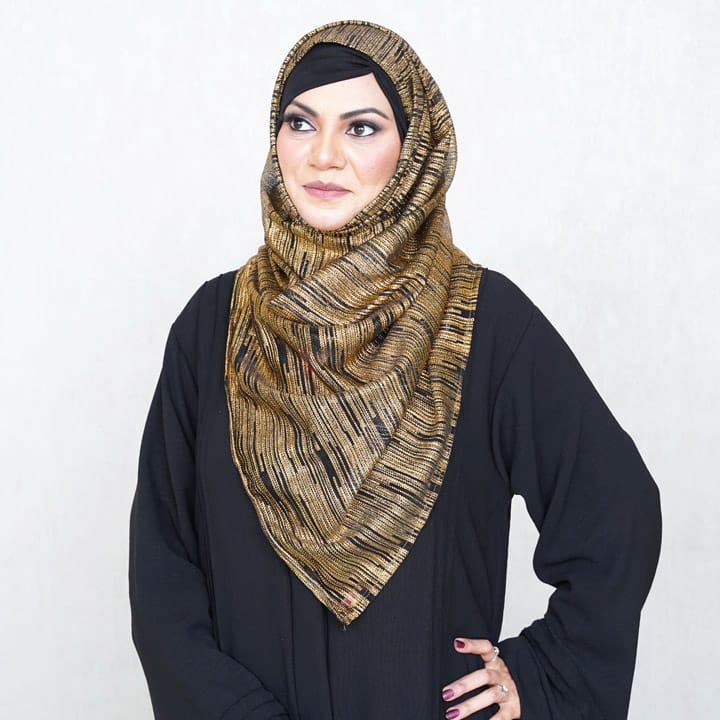 HIJAB | BLACK GOLD - LUREX FABRIC