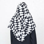HCS | MONOCHROME WAVES - TURKISH GEORGETTE