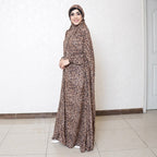 PRAYER SHAWL PRINTS : CHOCCO LEOPARD A-LAWN