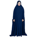 PRAYER SHAWL | NAVY BLUE ARABIC LAWN