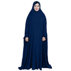 PRAYER SHAWL | NAVY BLUE ARABIC LAWN