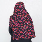 INSTANT HIJAB | CORAL GARDEN - TURKISH GEORGETTE