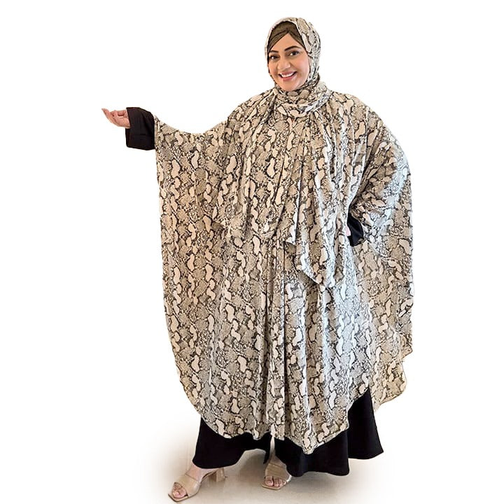 PLEATED SHRUG WITHOUT HIJAB | CHOCCO PYTHON