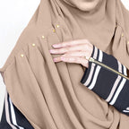 COWLNECK PINLESS | CHOCCO - TURKISH GEORGETTE