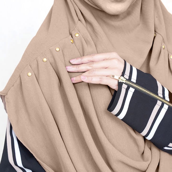 COWLNECK PINLESS | CHOCCO - TURKISH GEORGETTE