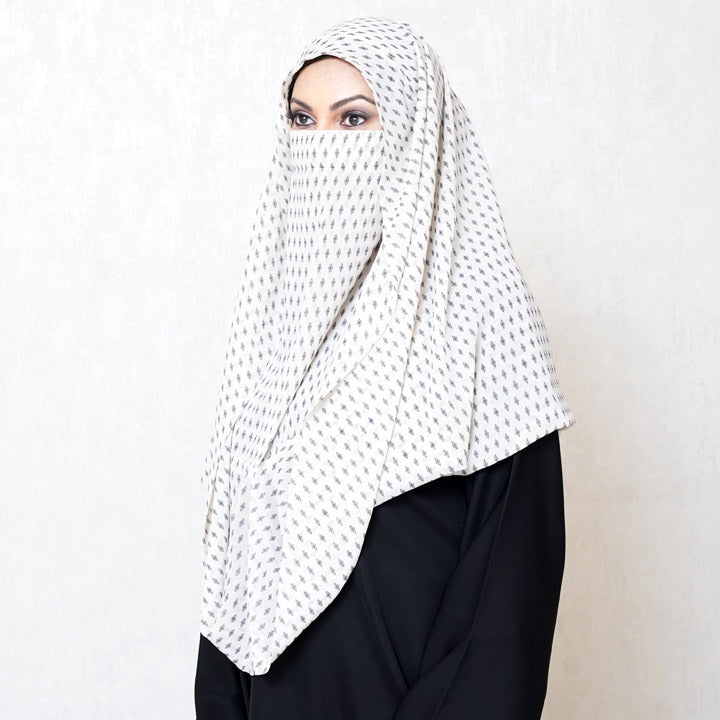 NINJA NECTOR | WHITE & BLACK DIAMONDS - CHIFFON
