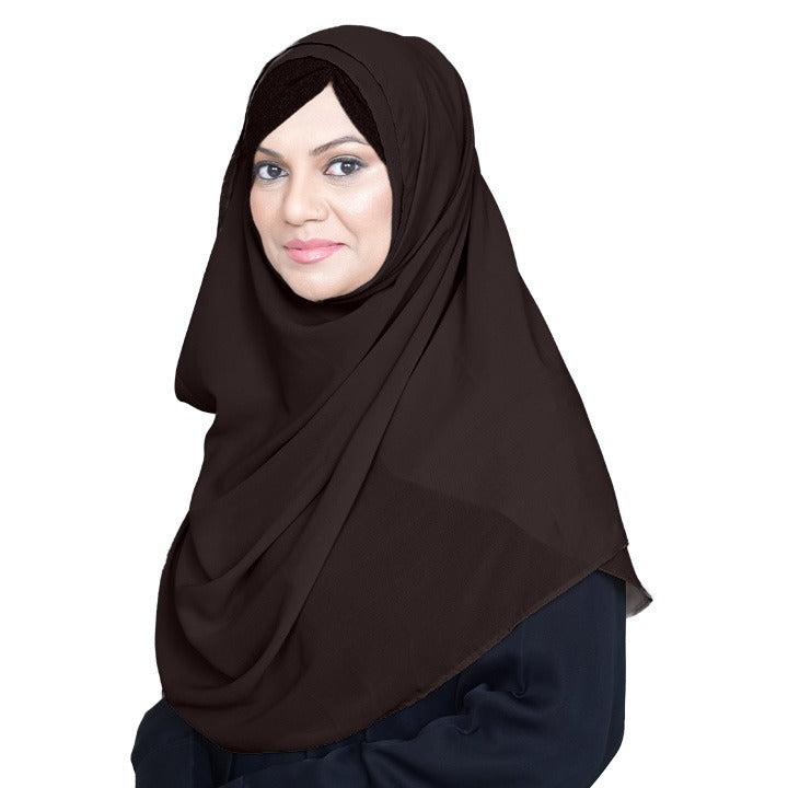 HCS | DARK BROWN - CHIFFON