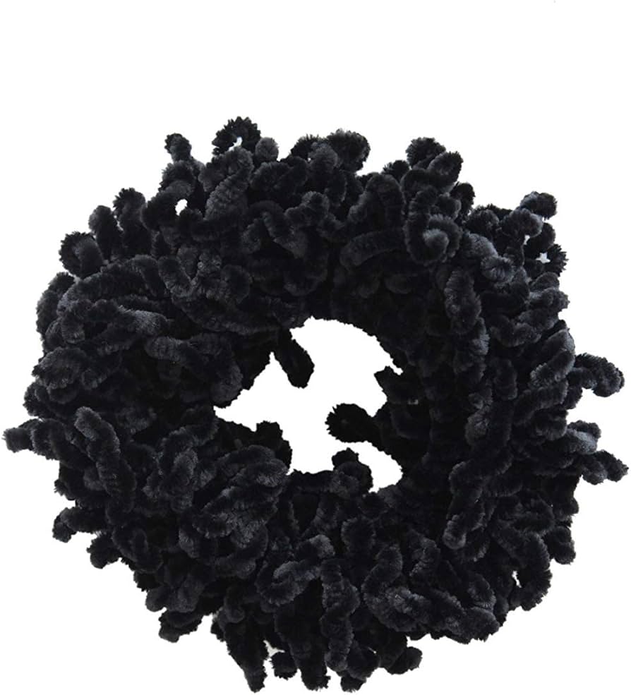VELVET SCRUNCHEAZE | BLACK