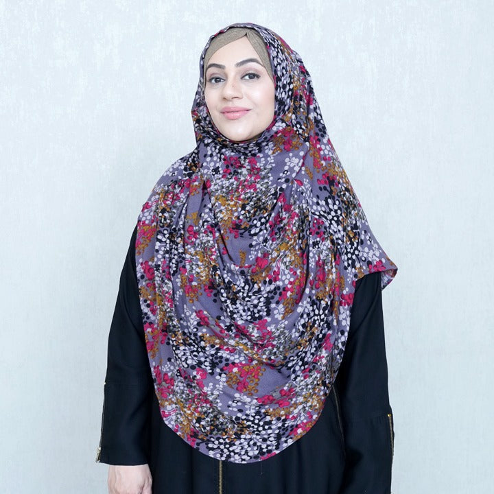 COWLNECK PINLESS | CHARCOAL MULTI STEMS - A LAWN