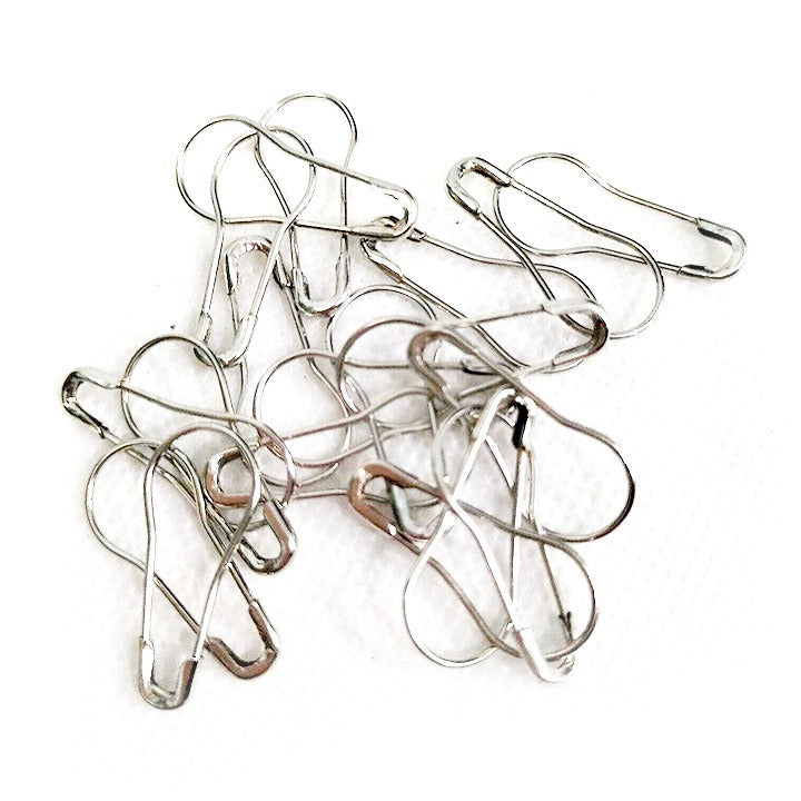 BULB SAFETY PINS | SILVER