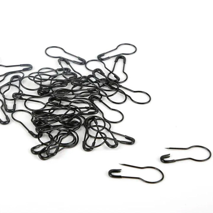 BULB SAFETY PINS | BLACK