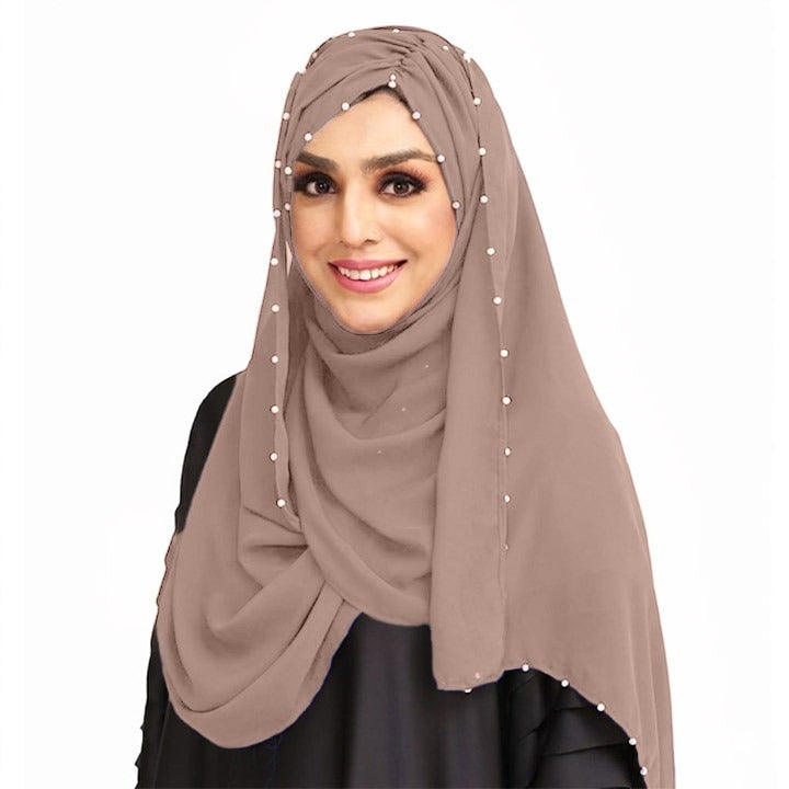 PEARL K-CHIFFON HIJAB | CHOCCO
