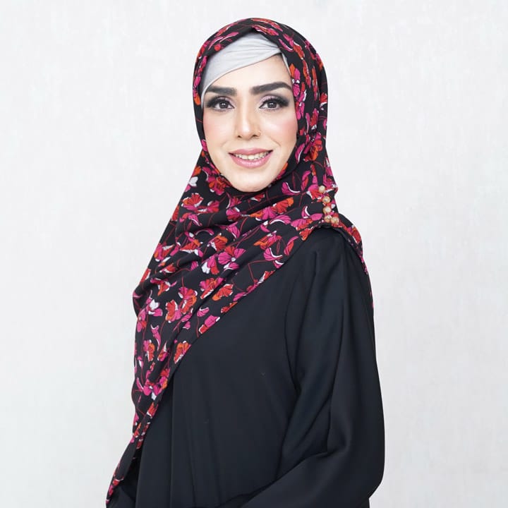 INSTANT HIJAB | CORAL GARDEN - TURKISH GEORGETTE