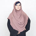 COWLNECK PINLESS | MINK - TURKISH GEORGETTE