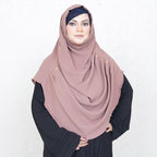 COWLNECK PINLESS | MINK - TURKISH GEORGETTE