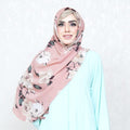 INSTANT HIJAB | VINTAGE PETALS - TURKISH GEORGETTE
