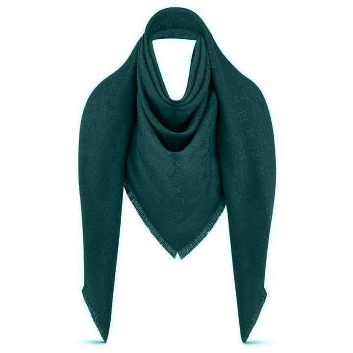 HIJAB | BOTTLE GREEN LOUIS VUITTON