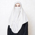 NINJA NECTOR | WHITE & BLACK DIAMONDS - CHIFFON