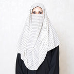 NINJA NECTOR | WHITE & BLACK DIAMONDS - CHIFFON