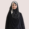HOODIE DRAPES | BLITE CHANNEL W WHITE LACE