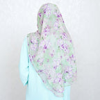 INSTANT HIJAB | LIMLAC FLORAL - CHIFFON