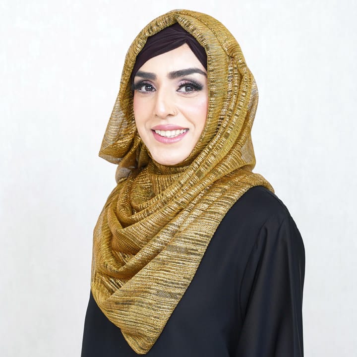 HIJAB | BRONZE GOLD - LUREX FABRIC 