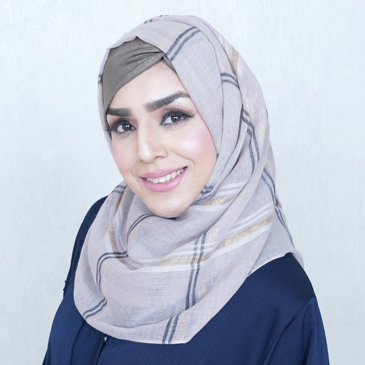 FORMAL HIJAB | BURBERRY MINK